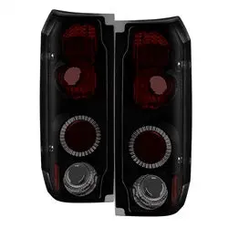 Ford F150 87-96/Ford Bronco 88-96 Euro Style Tail Lights Black Smoke Alt-Yd-Ff15089-Bsm 1