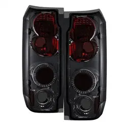 Ford F150 87-96/Ford Bronco 88-96 Euro Style Tail Lights Smoke Alt-Yd-Ff15089-Sm 1