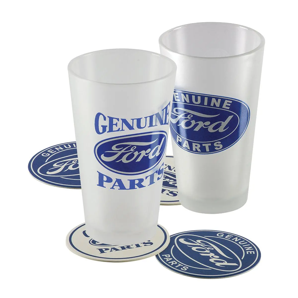 Ford Frosted Pint Glass Set  - 2 Pack 1