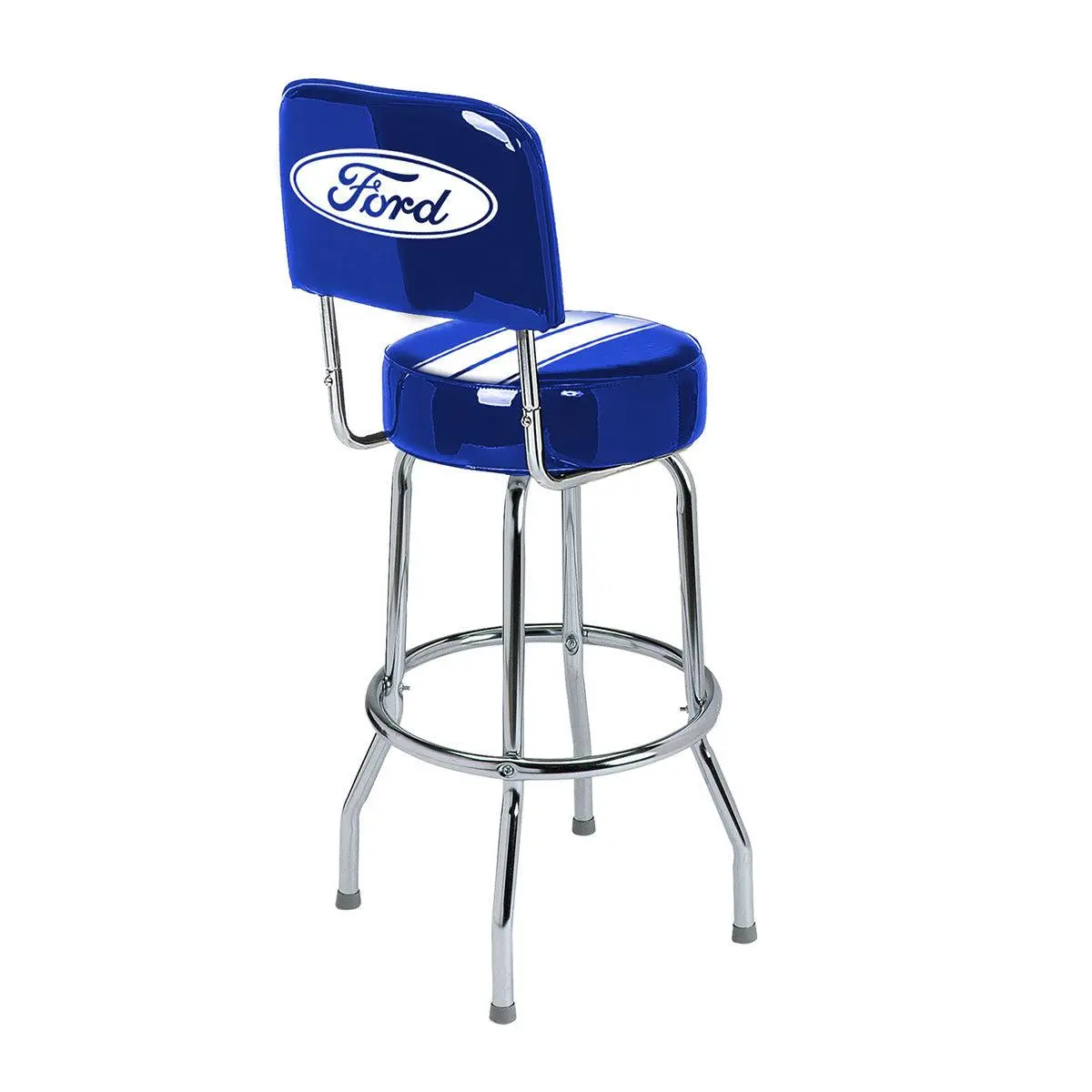 Ford Stripes Backrest Bar Stool 2