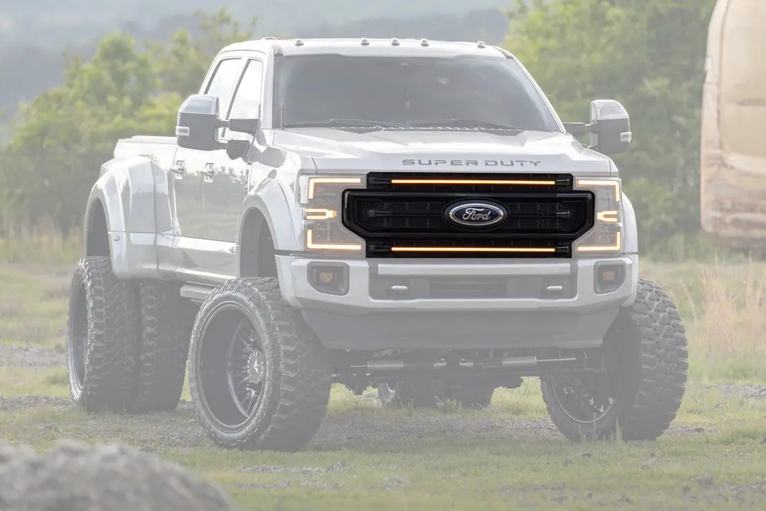 2020-2022 Ford Super Duty Morimoto Xbg Led Drl Grille 1