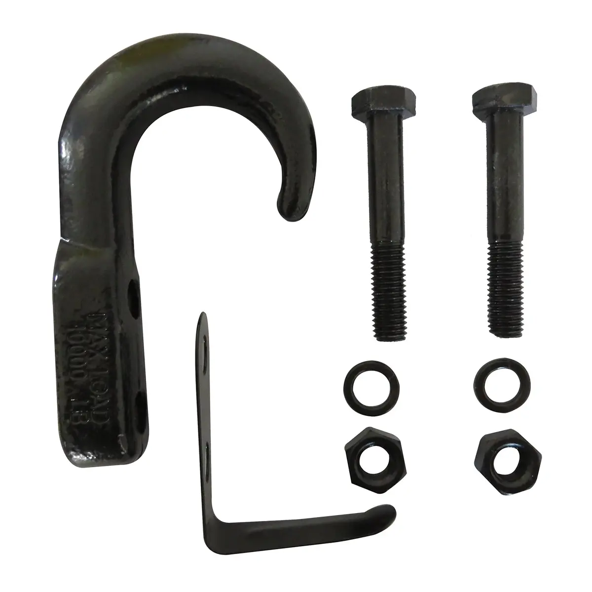 Forged Steel Tow Hook 10,000Lb - Black 1