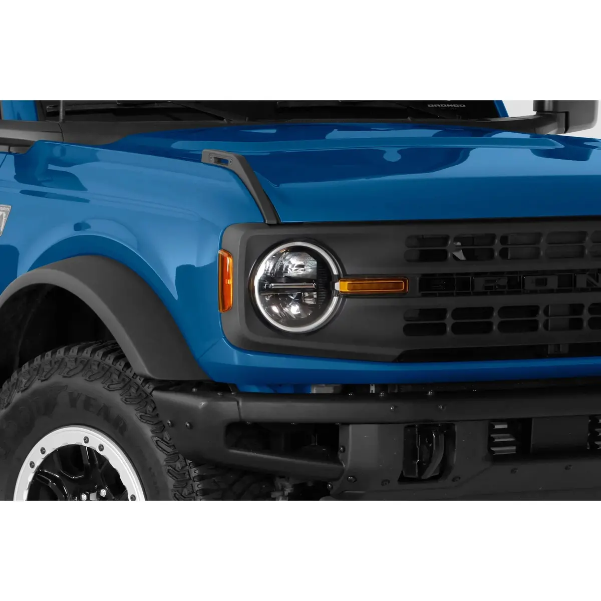 Front Daytime Running Light Cover Kit (Vehicles Without Led Option), 4 Piece, Transparent Yellow 2