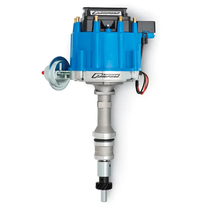 Hei Distributor; Street/Strip; Built-In Coil; Blue Cap; Fits Ford 289-302 Engine 1