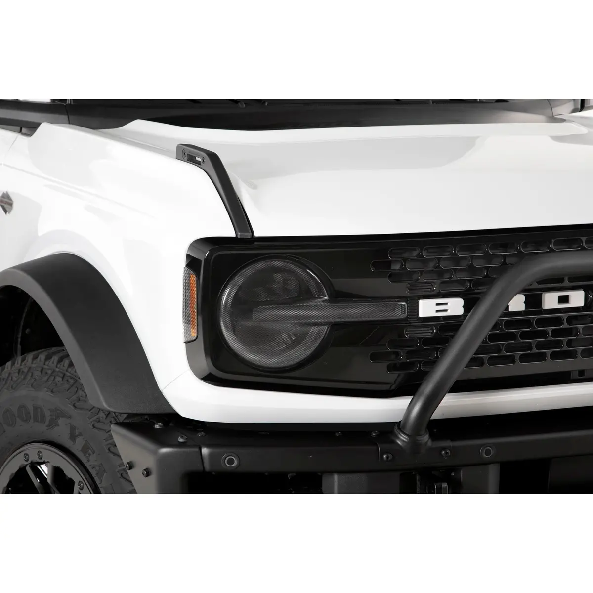Headlight Cover Kit (Vehicles With Led Option), 4 Piece, Carbon Fiber Look 2