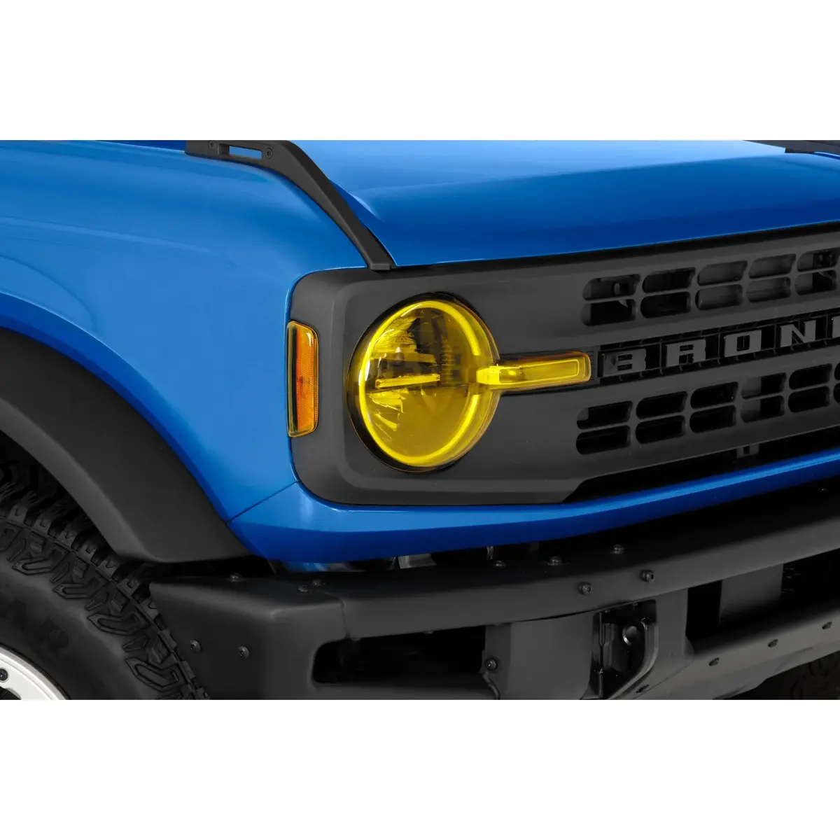 Headlight Cover Kit (Vehicles Without Led Option), 4 Piece, Transparent Yellow 2