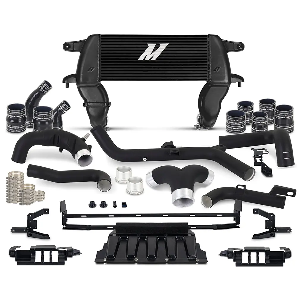 High-Mount Intercooler Kit, Fits 2021+ Ford Bronco 2.7L, Black Intercooler 1