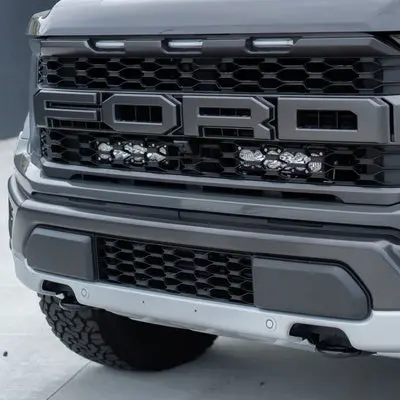 Baja Designs 2021+ Ford Raptor 10” Onx6 Behind Grill Kit - Clear Driving/Combo 1