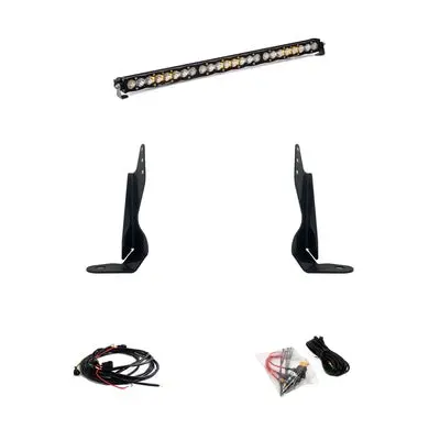 Baja Designs 2020+ Gmc 2500/3500 30” S8 Behind Grille Light Bar Kit - Driving/Combo 1