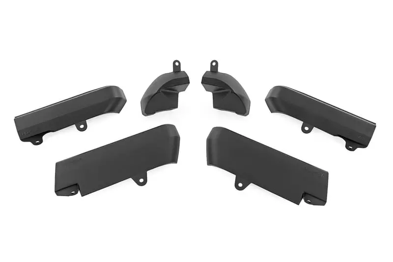 2020-2025 Chevy Silverado 2500/3500 Hd Mud Flap Delete Kit 6 Piece Kit Front And Rear 1