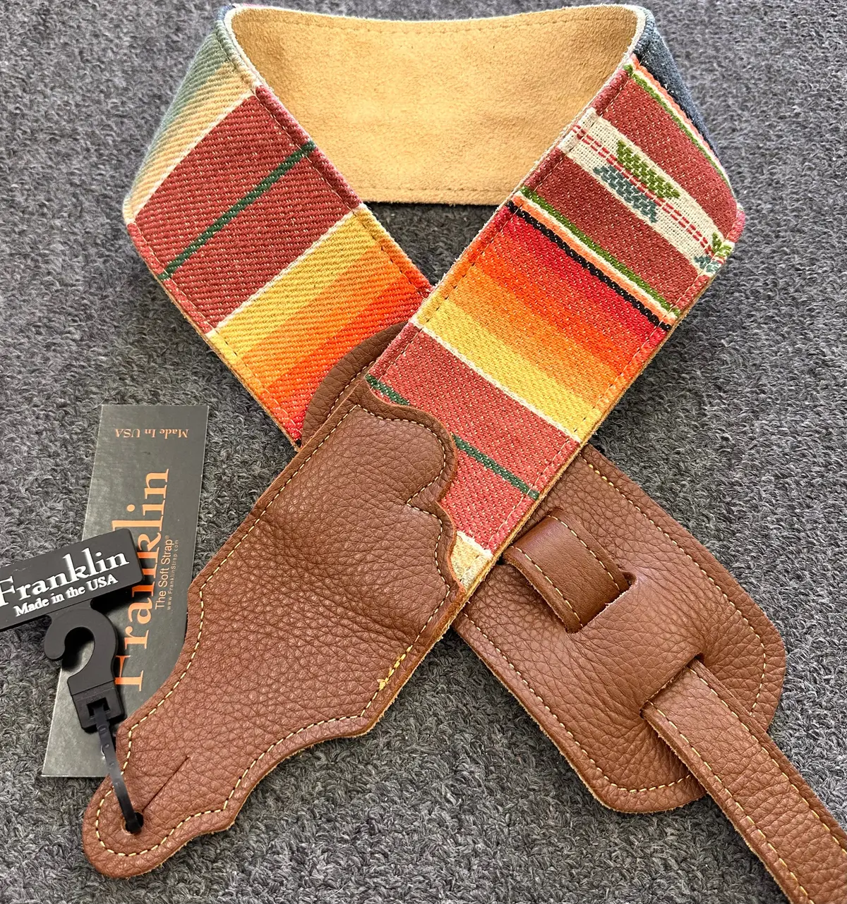 Franklin Strap 3" Saddle Blanket Strap Fscl-Sb-Ca 1