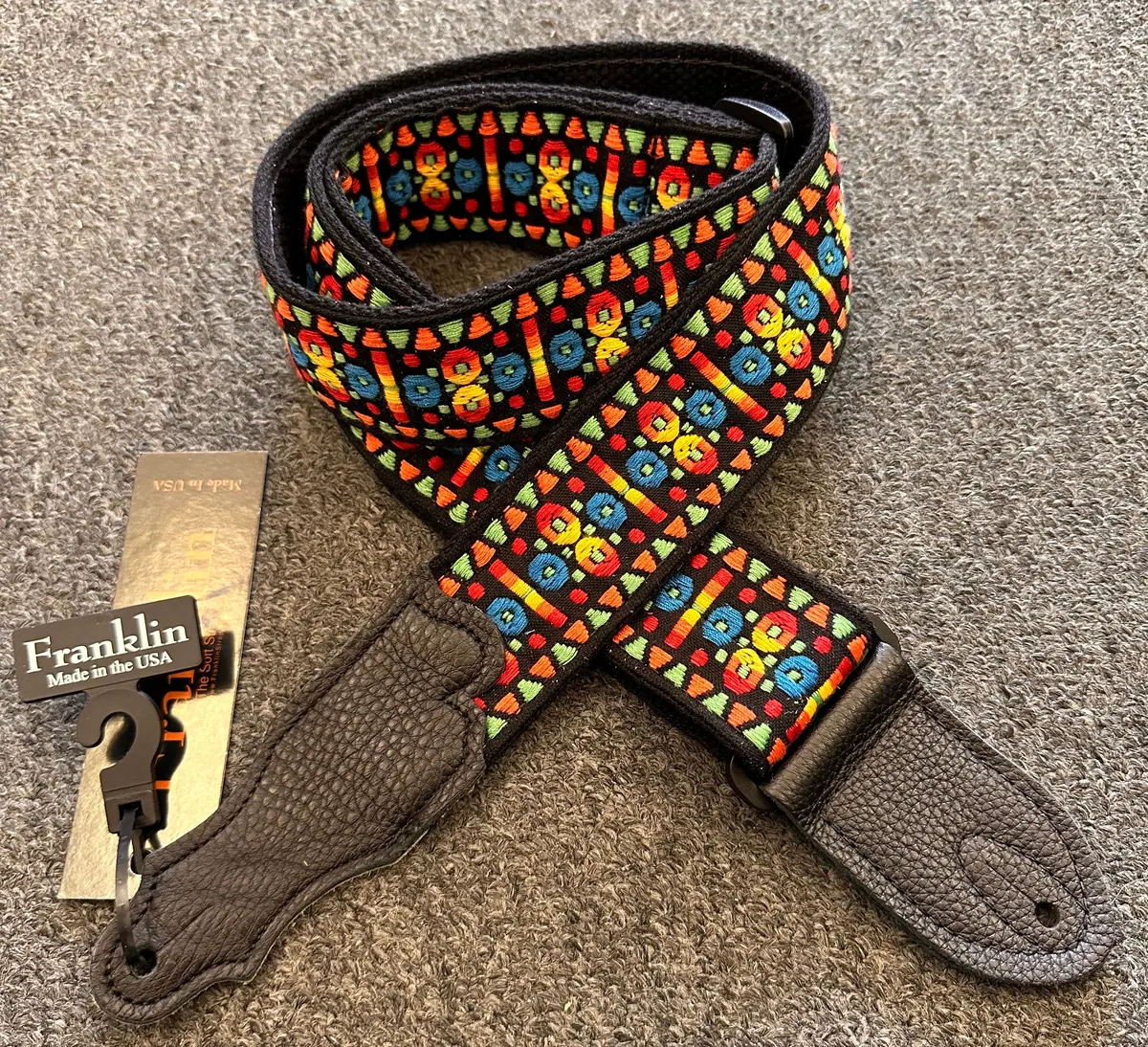 Franklin 2" Retro Folk Weave Strap F1-Blo 1