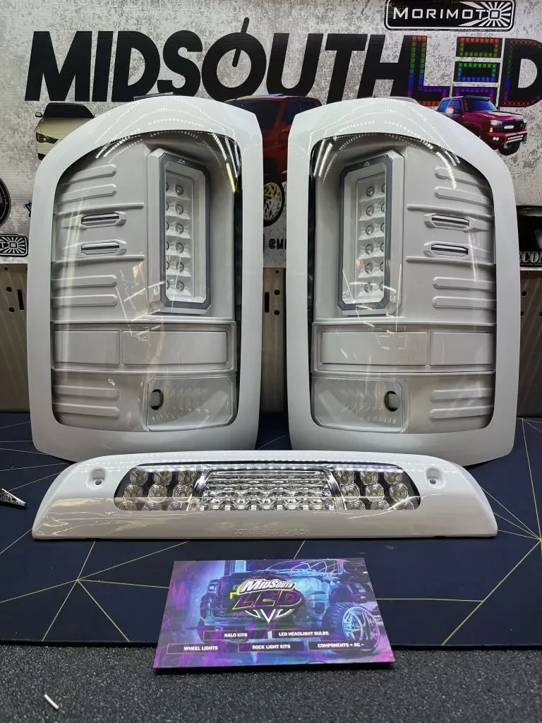 2014-2019 Gmc Sierra Recon Colormatched Led Tail Lights 1