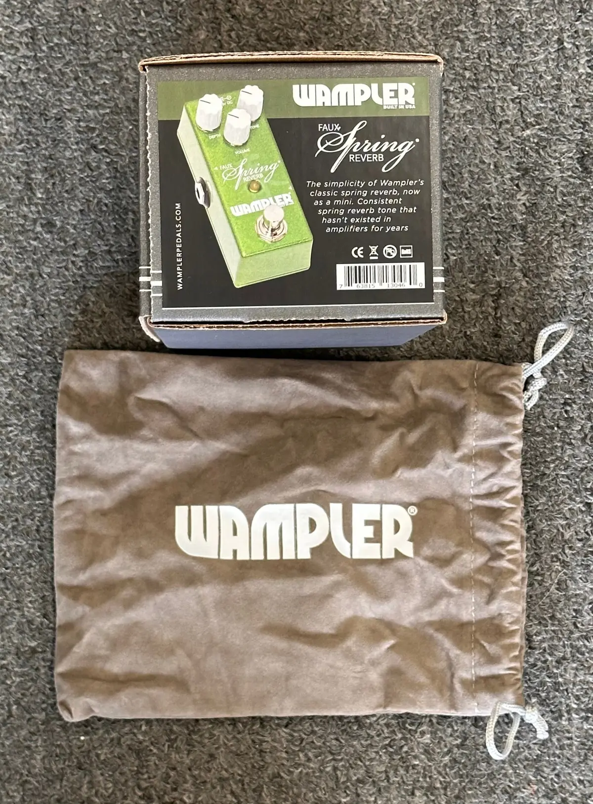 Wampler Mini Faux Spring Reverb Pedal - Green 2