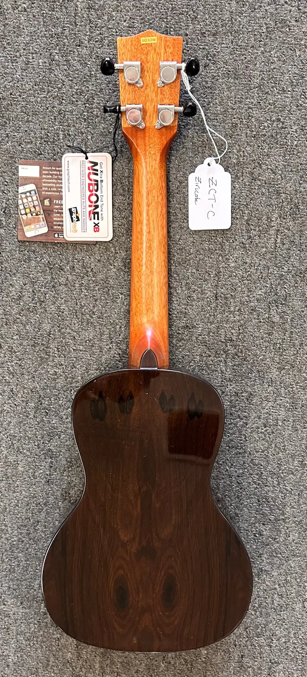 Kala Ka-Zct-C Ziricote Gloss Concert Ukulele 2