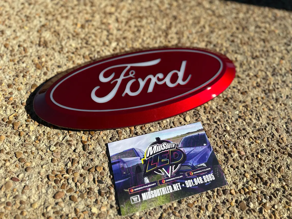 2017-2019 Super Duty Front Led Emblem Colormatched 4