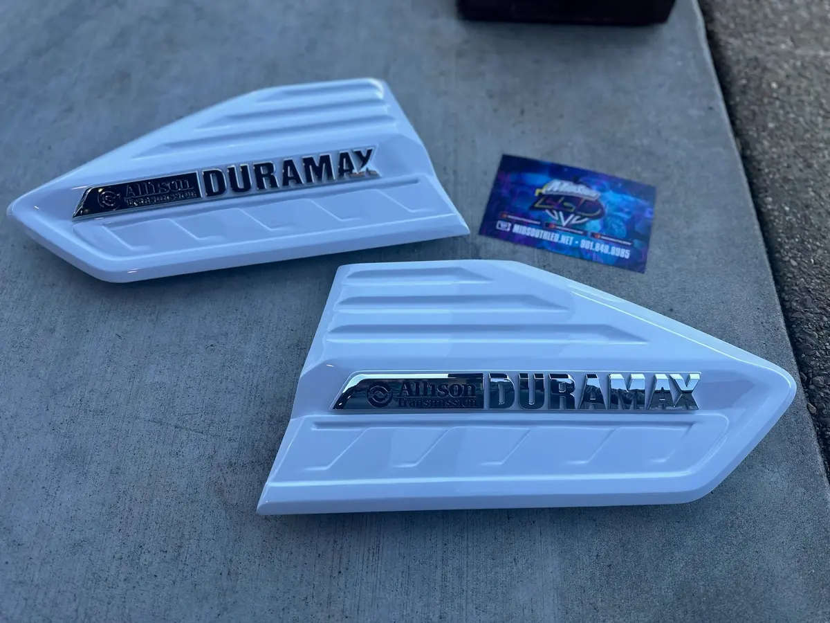 2020-2025 Chevy Silverado Hd Vent Badges Colormatched 1