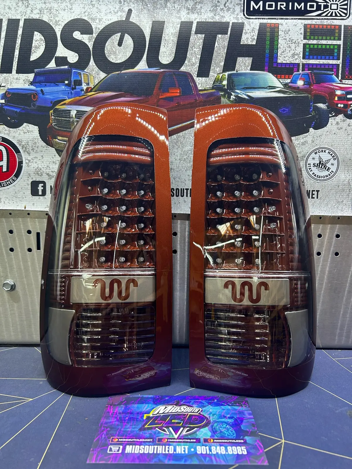 99-16 Super Duty Colormatched Led Tail Lights 8