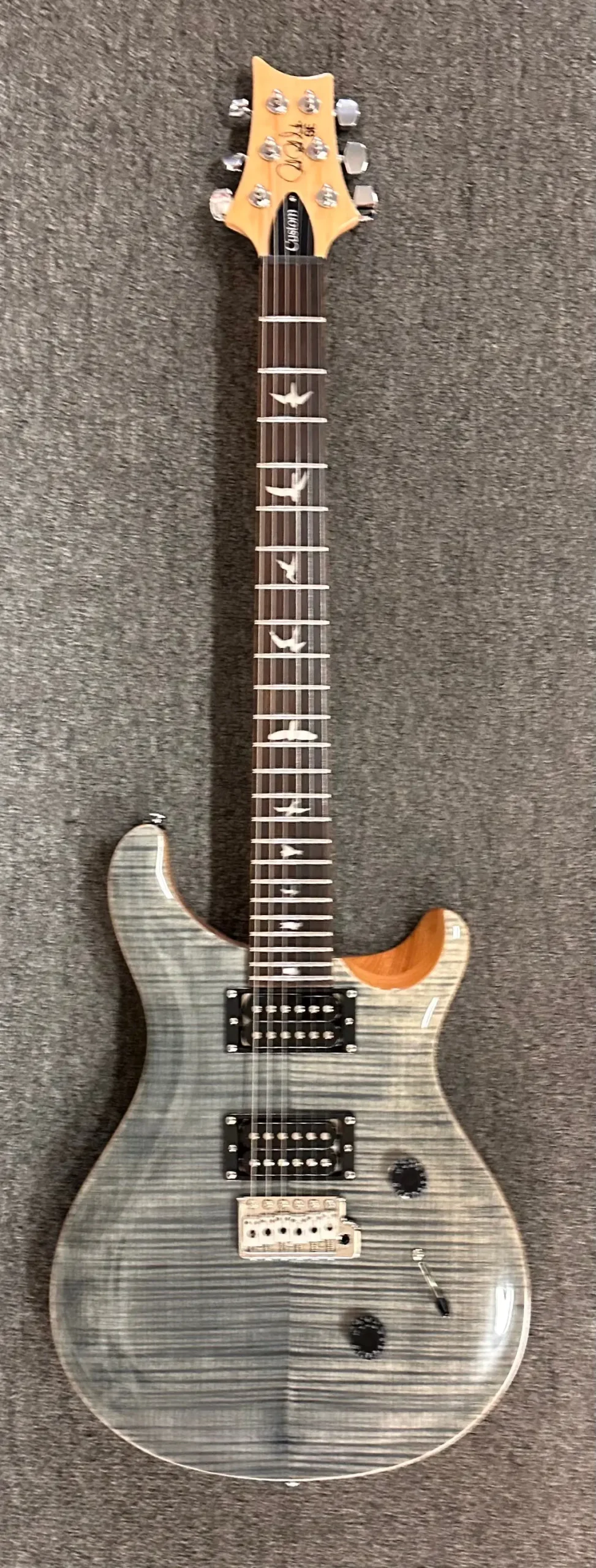 Prs Se Custom 24 - Flame Maple Top - Charcol Brand New Condition 1