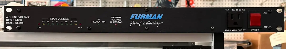 Furman Ar-1215 - Power Conditioner - Ac Line Voltage Regulator - Excellent Cond. 1