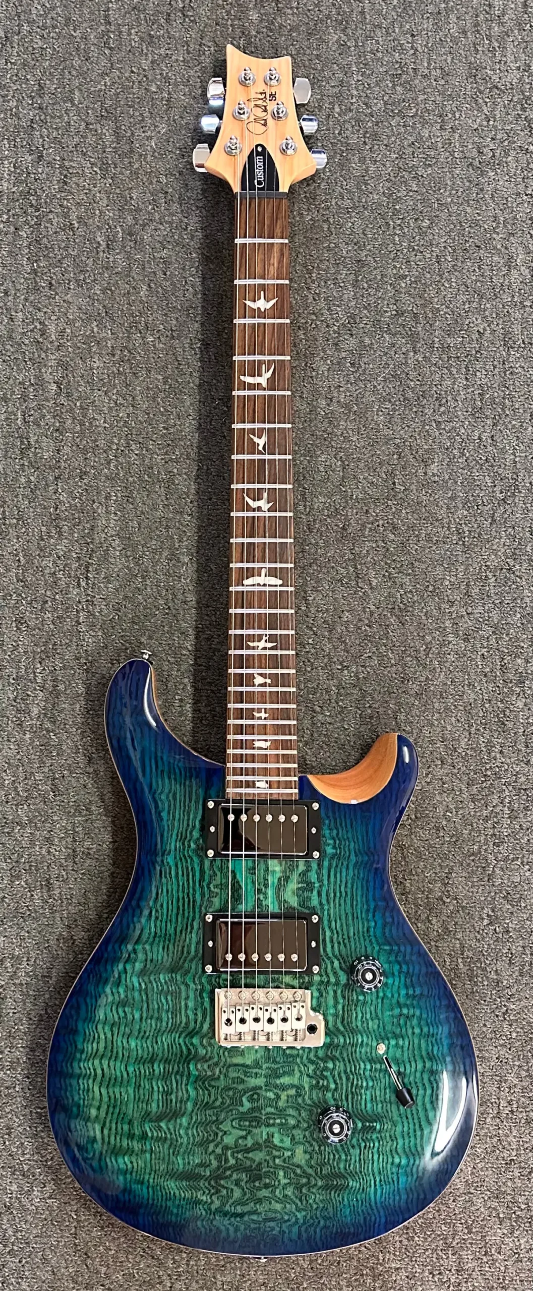 Prs Se Exotic Custom 24 In Lake Blue W/Prs Gig Bag-Pre Owned In Brand New Condion 1