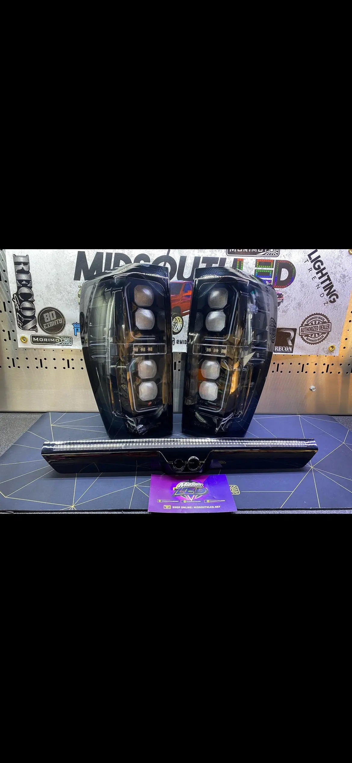 2020-2023 Gmc Sierra Recon Led Tail Lights Colormatched 3