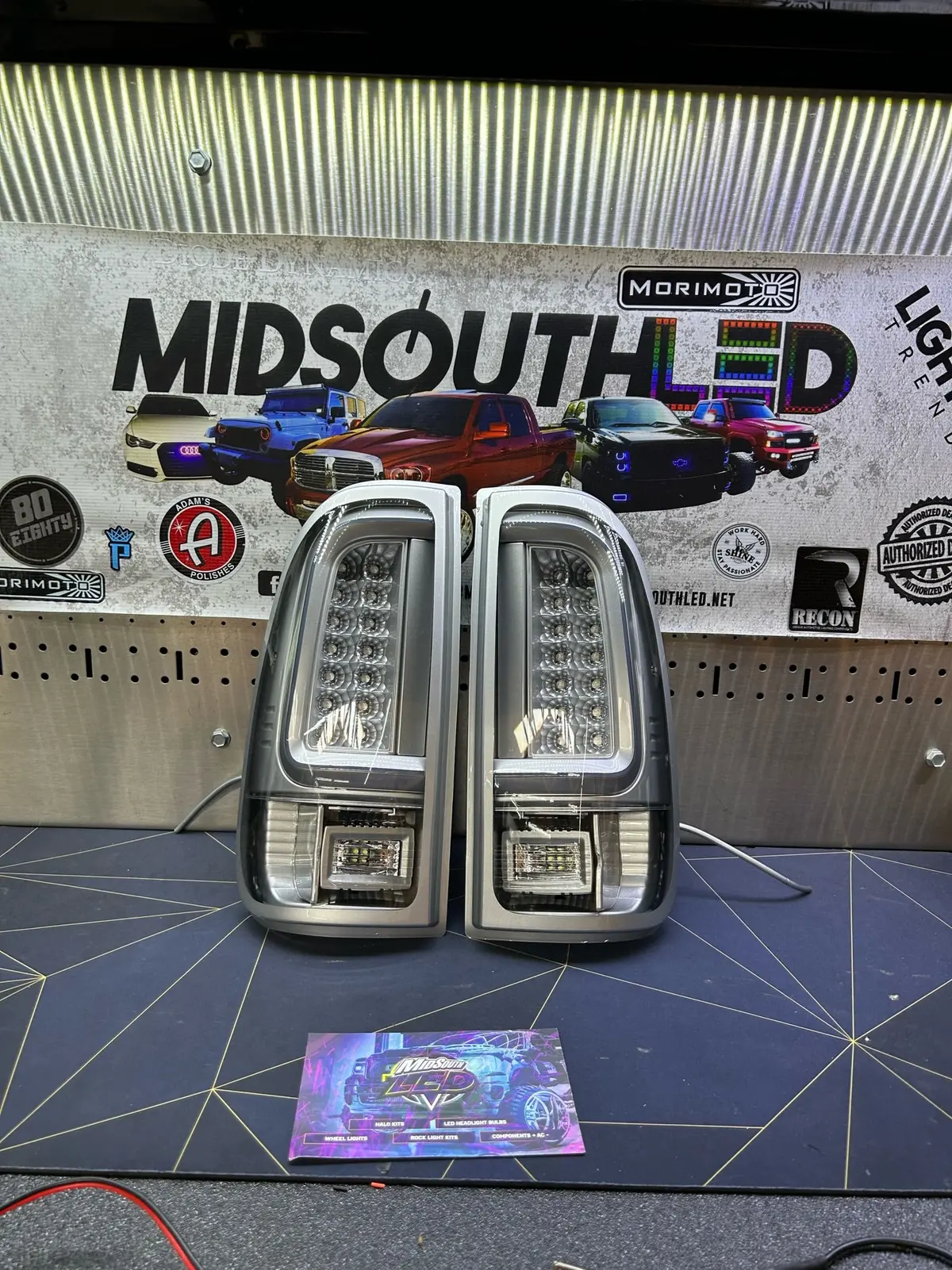1999-2016 Super Duty Recon Colormatched Led Tail Lights 1