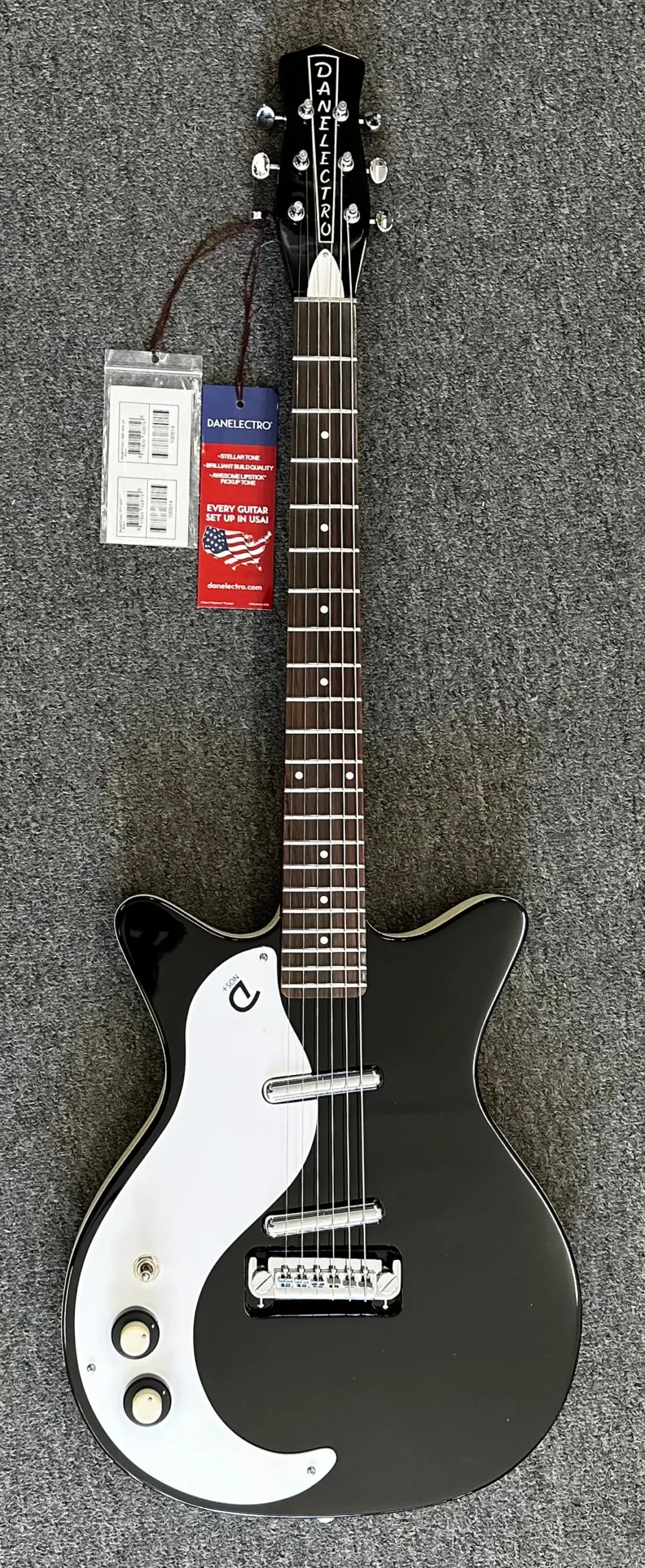 Danelectro 59M Nos+ Left Handed (Black) 1
