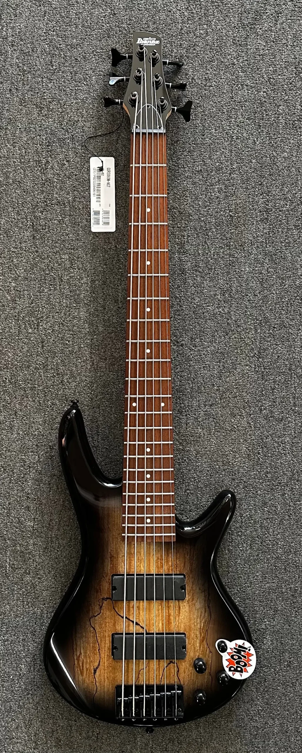 Ibanez 6 String Bass With Active Eq In Sunburst Gsr206sm 1