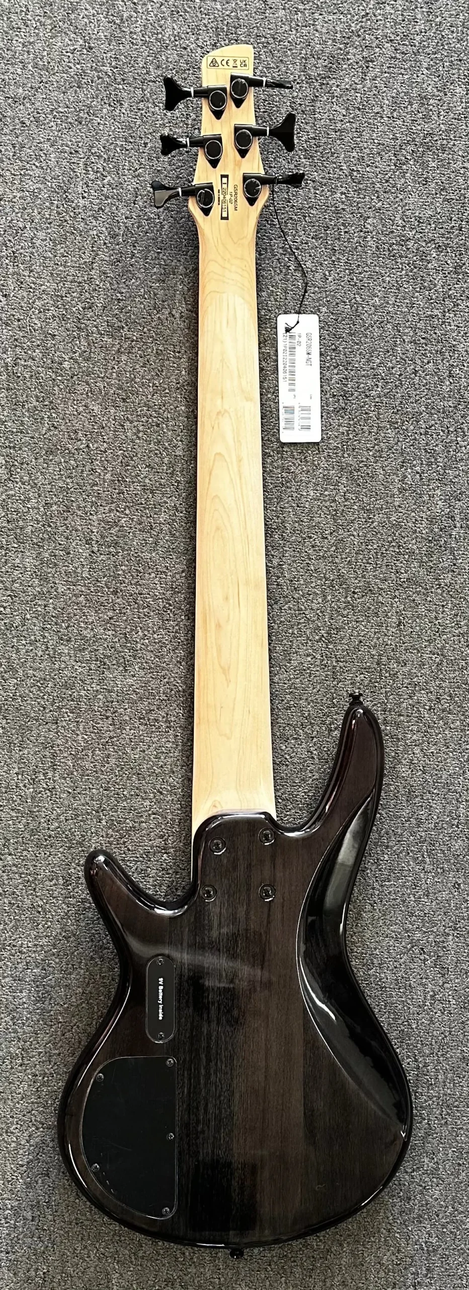 Ibanez 6 String Bass With Active Eq In Sunburst Gsr206sm 2