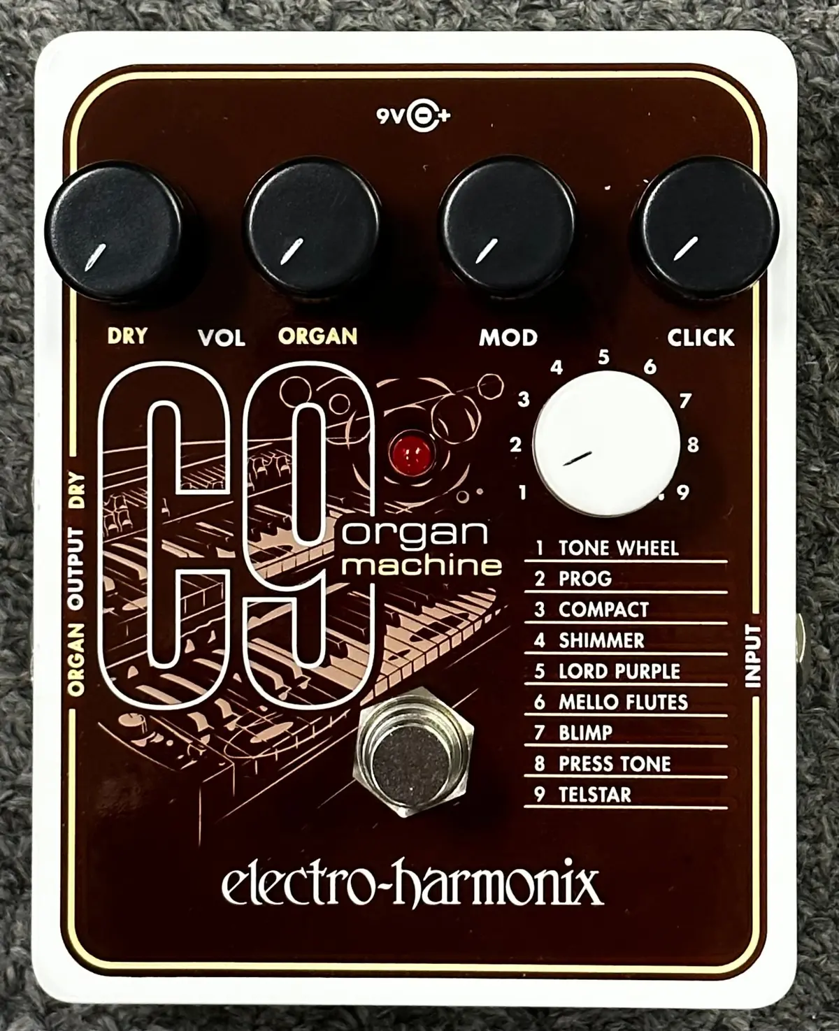 Electro-Harmonix C9 Organ Machine Guitar Effect Pedal 1