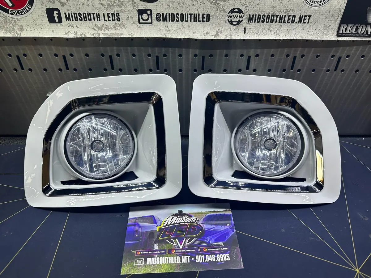 2015-2019 Gmc Sierra 2500Hd 3500Hd Fog Light Bezels 1