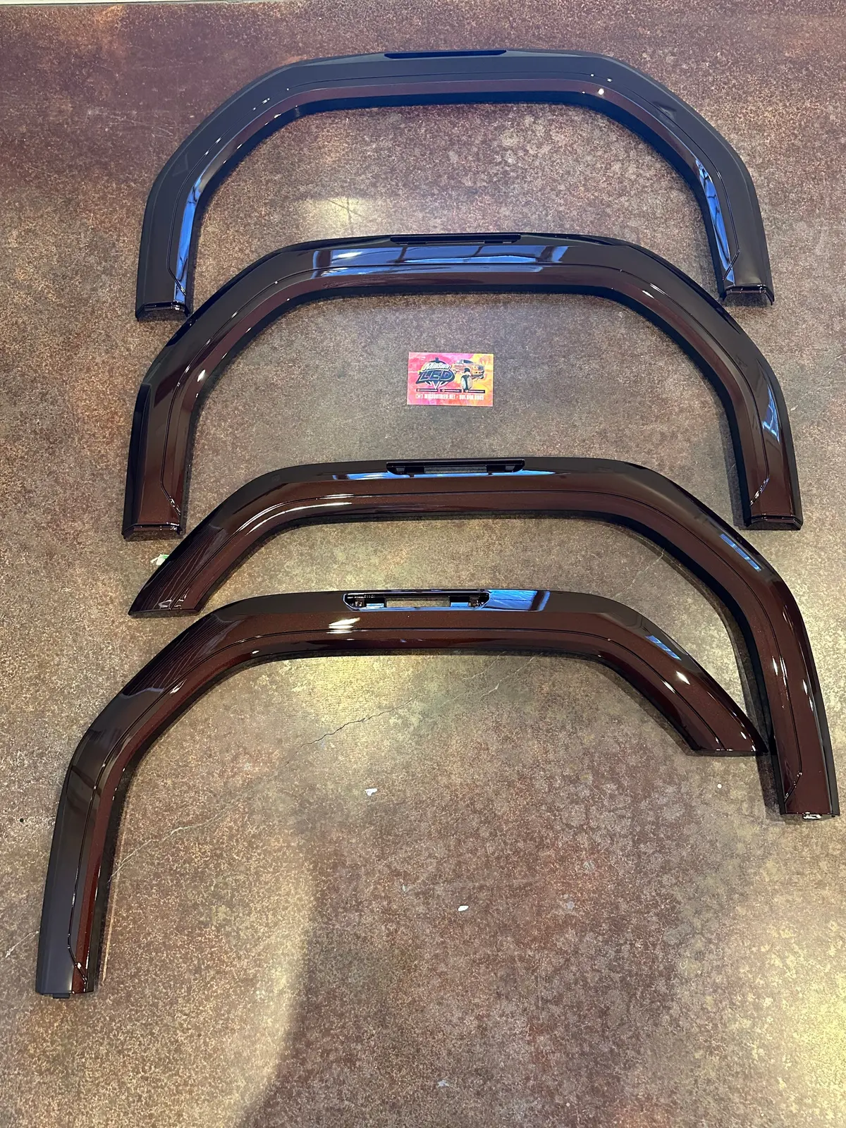 2020-2025 Gmc Sierra Hd Oem Fender Flares Colormatched 1