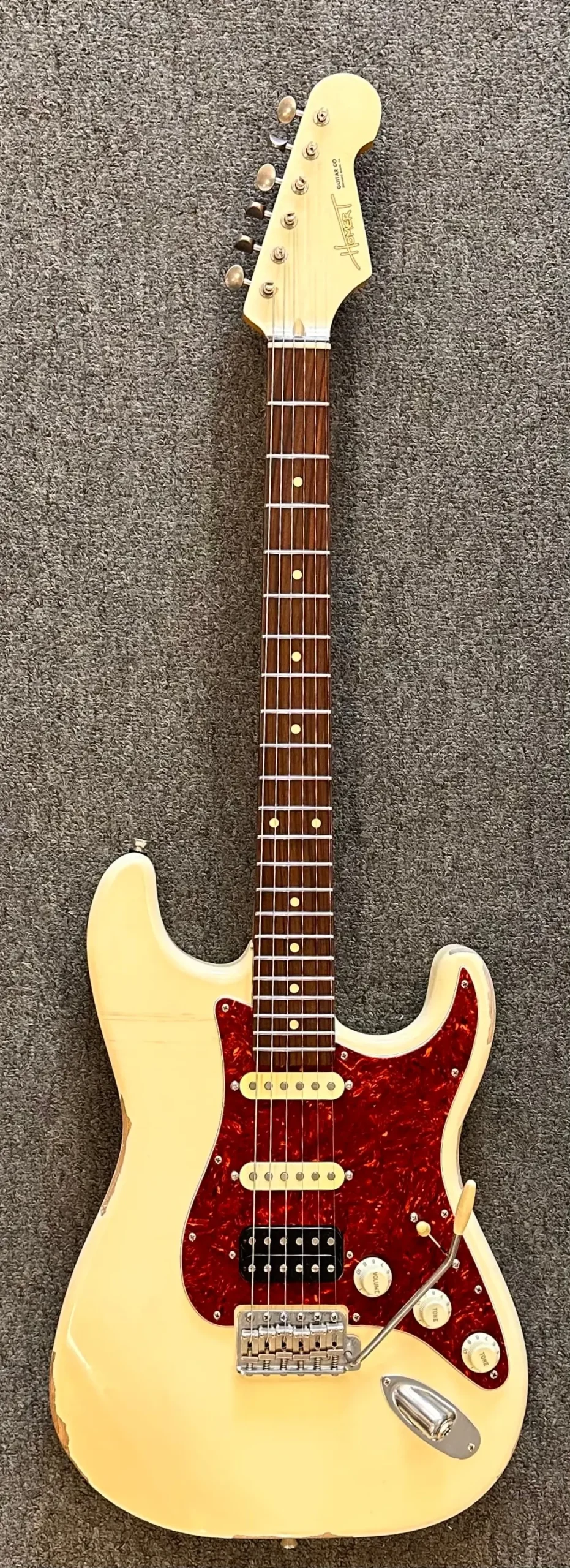 Homer T Custom Shop (S-Style) Sonic '63 Hss- Oly/Rw Matching Head (#104) 1
