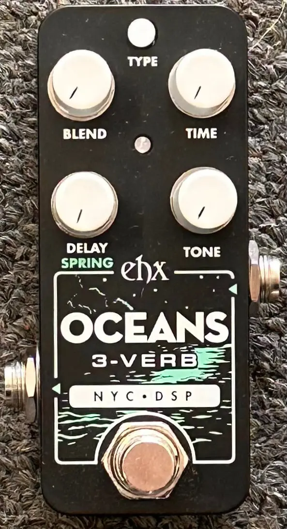 New Electro-Harmonix Ehx Pico Oceans 3-Verb Multi-Function Reverb Guitar Effects 1