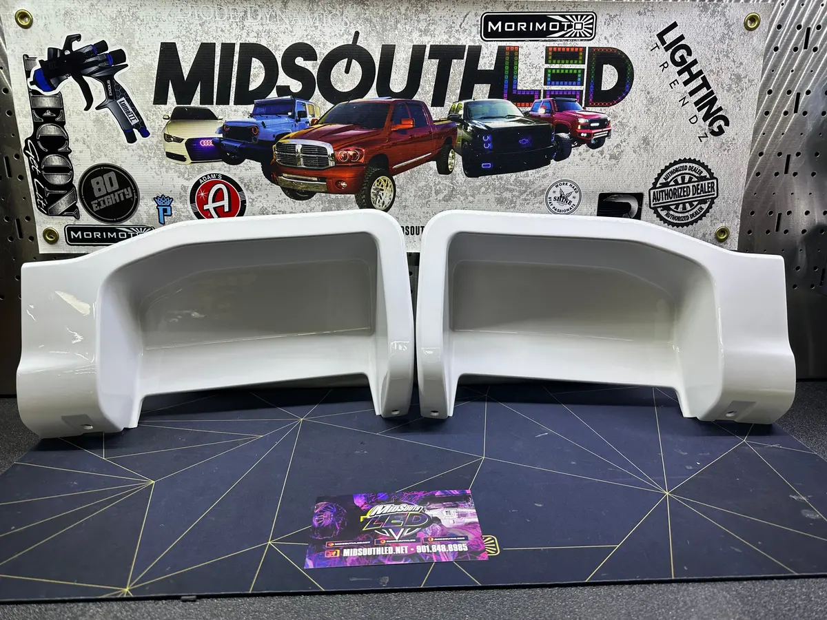 2023+ Ford Superduty Bed Steps Shrouds Colormatched 4