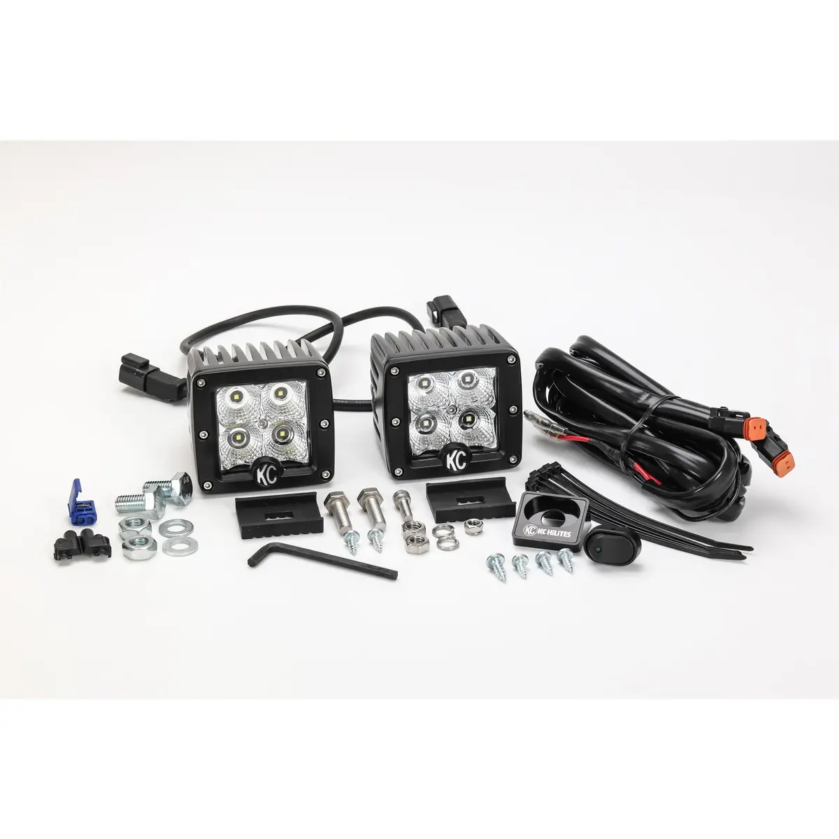 Kc C-Series C3 3" Led Flood 2-Light System 1