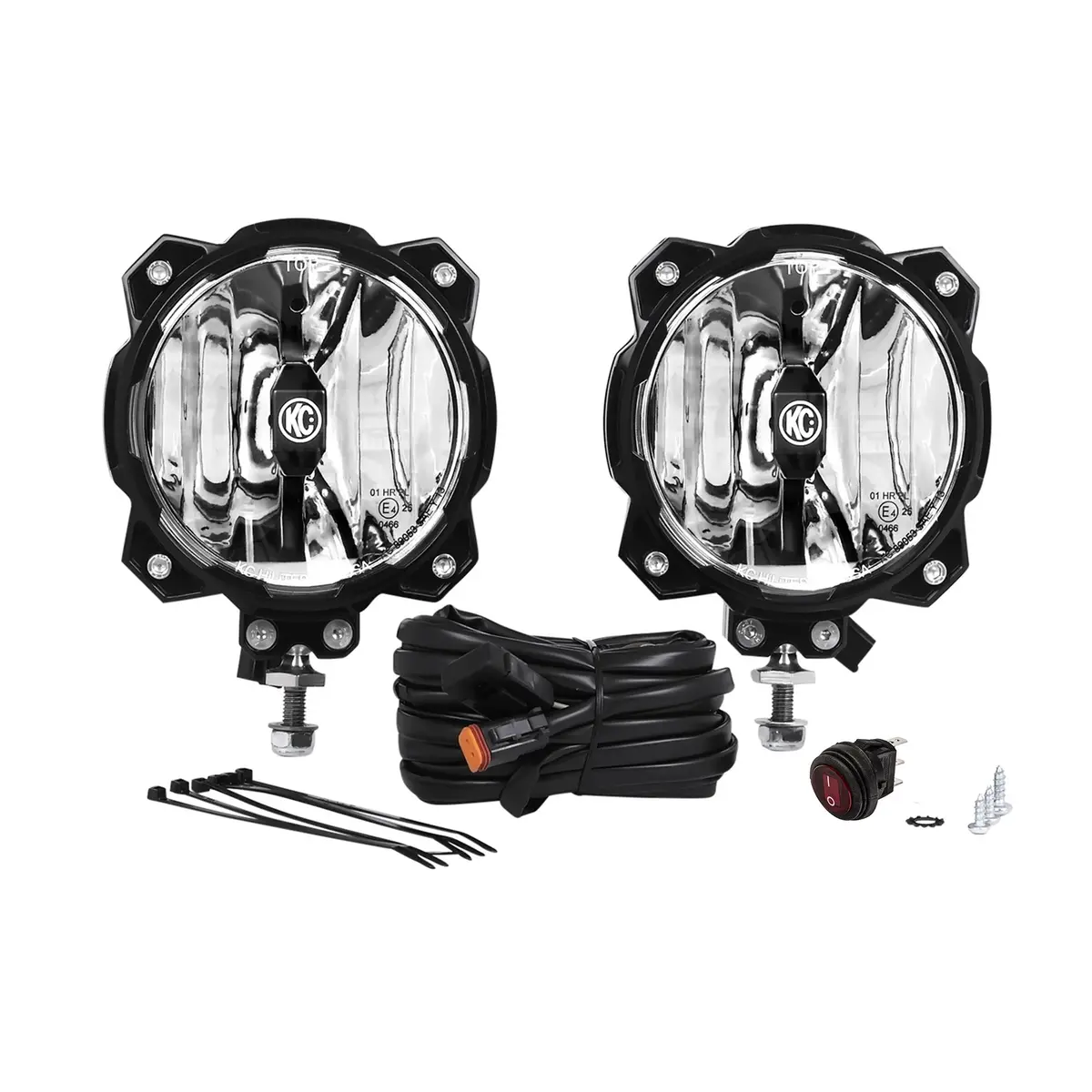 Kc Pro6 Gravity Led 6" Infinity Ring Driving 2-Light System 1