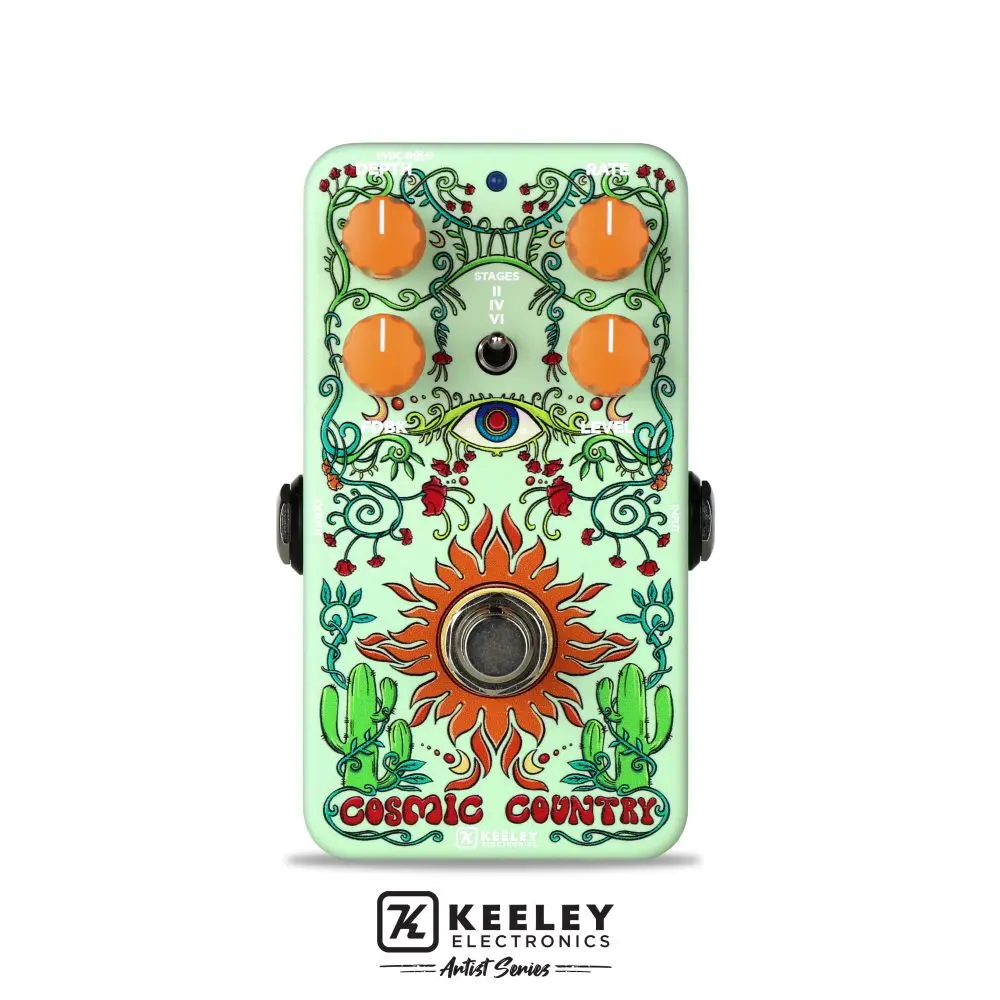 Keeley Cosmic Country Phaser Pedal 1