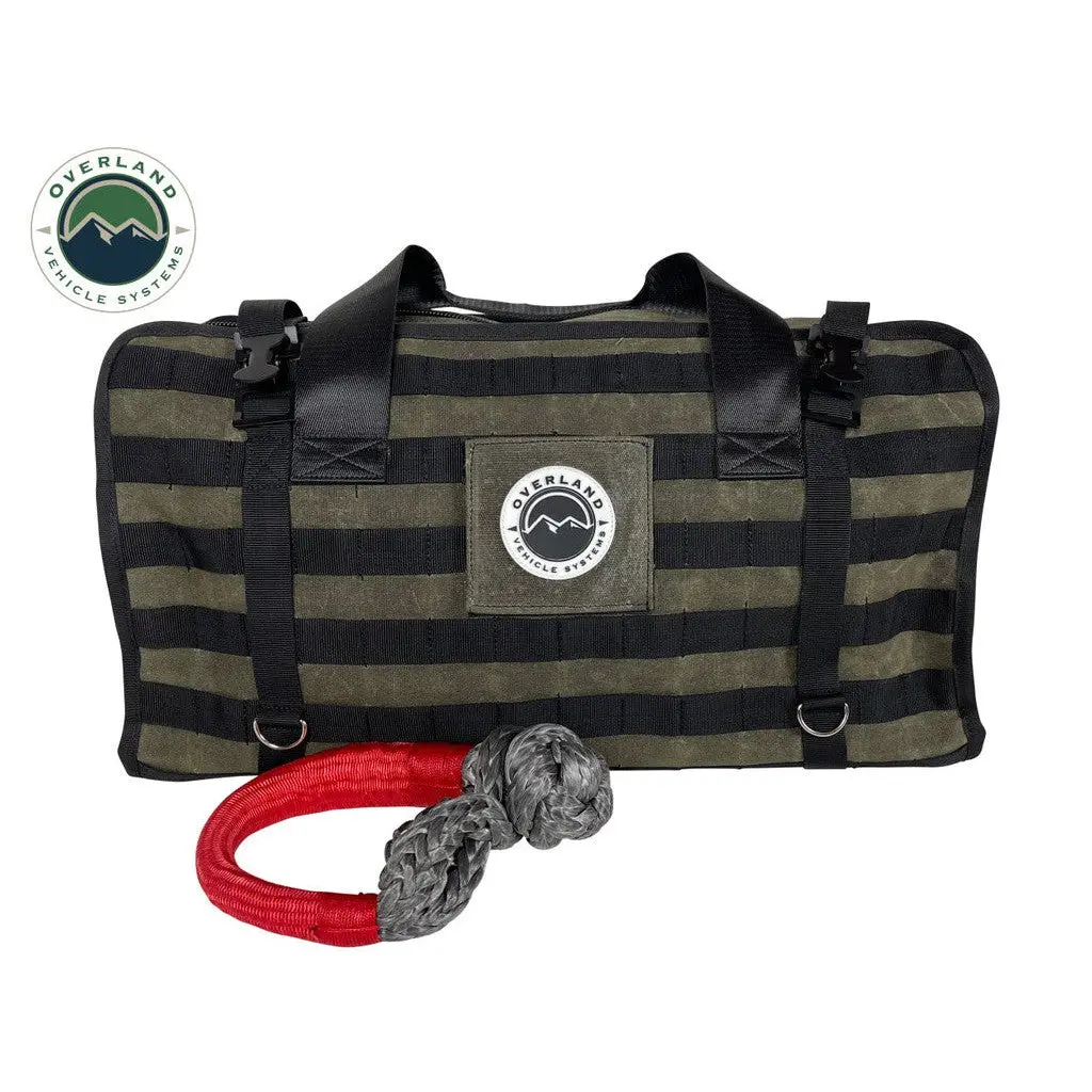 Large Recovery Bag With Handle And Straps - #16 Waxed Canvas 2