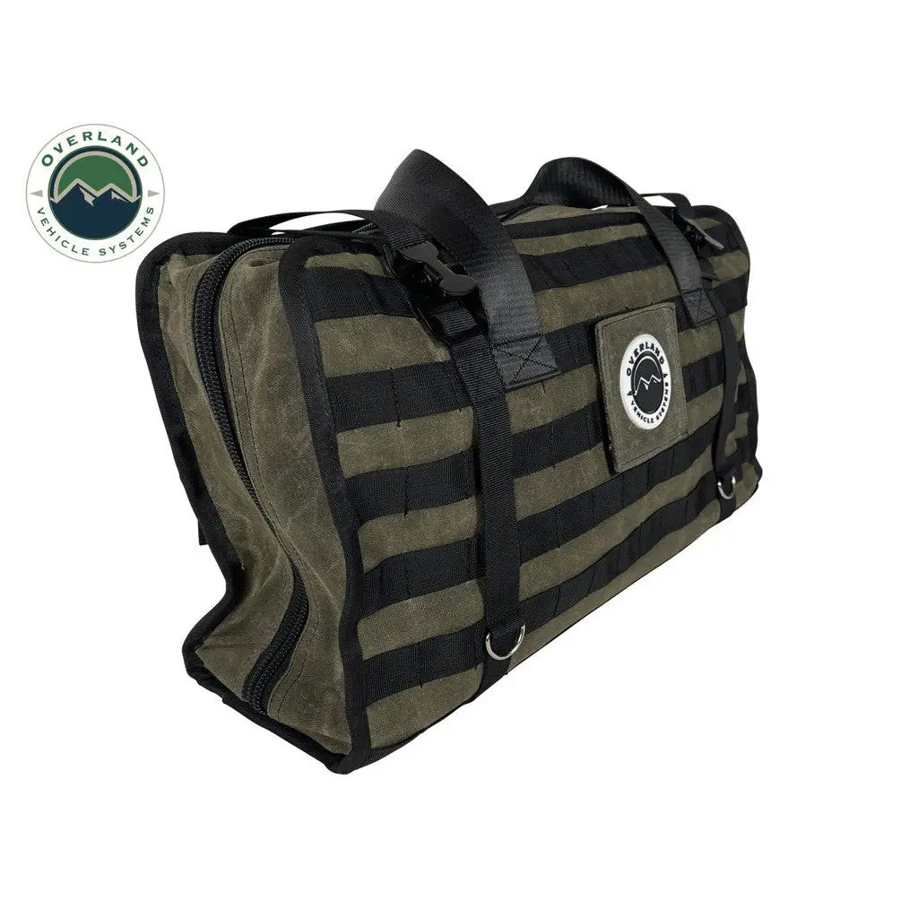Large Recovery Bag With Handle And Straps - #16 Waxed Canvas 1