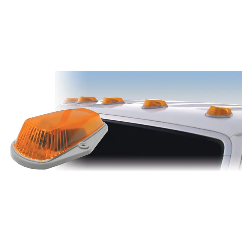 Led Amber Hi-5 Cab Roof Light Kit, 80-96 Ford Style 2