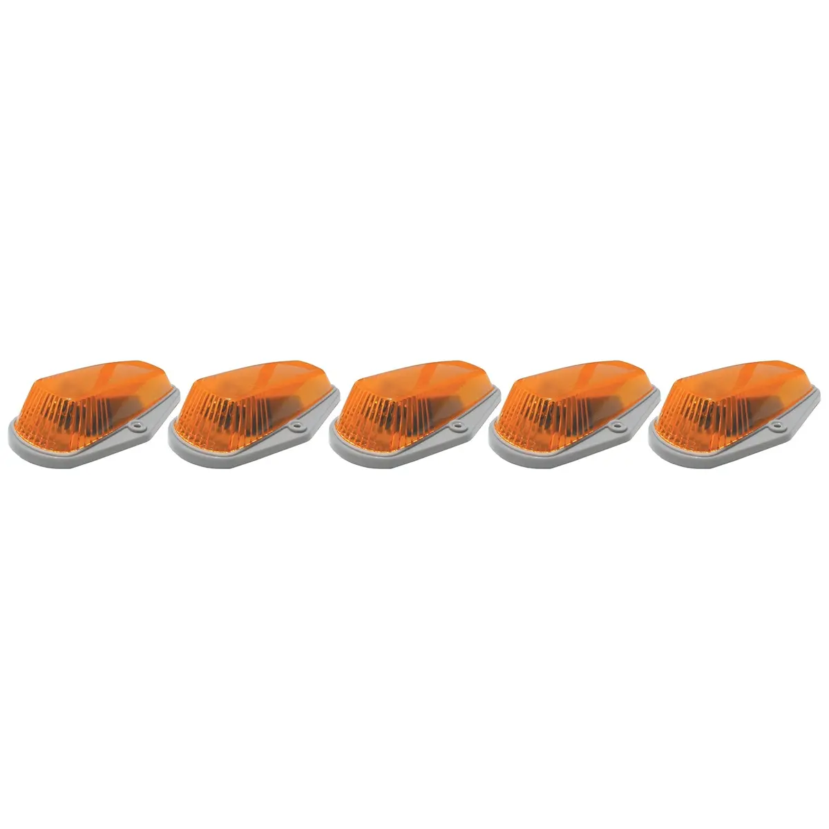 Led Amber Hi-5 Cab Roof Light Kit, 80-96 Ford Style 1