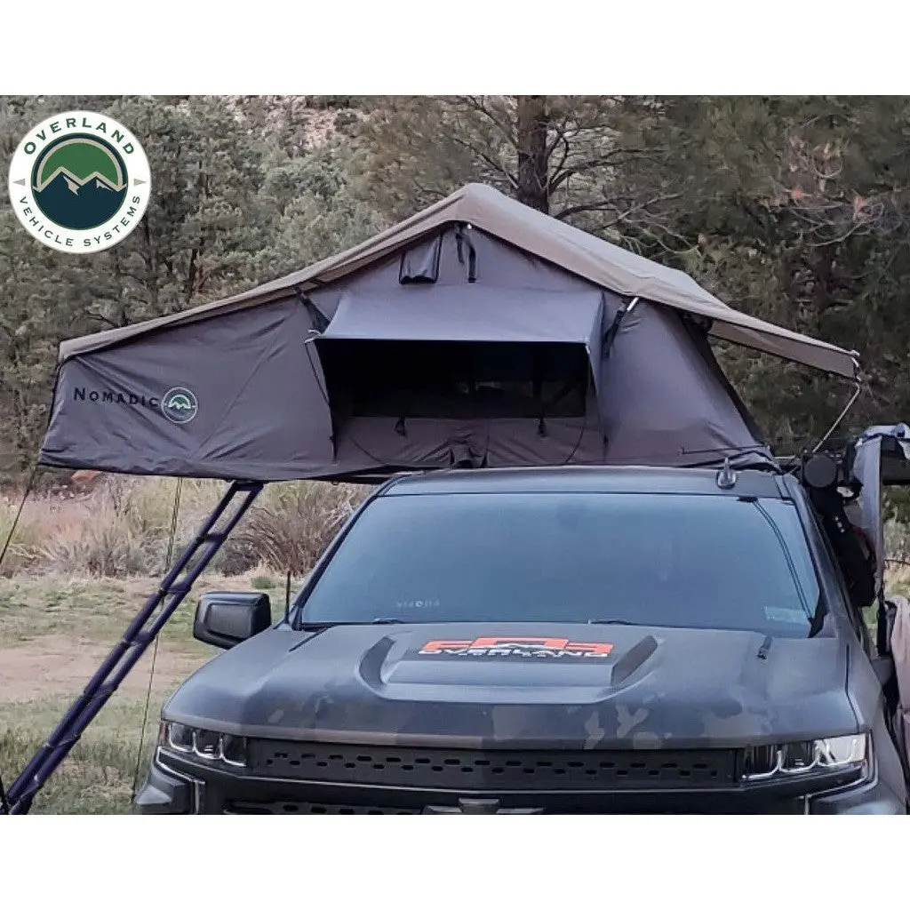 Ovs Nomadic 4 Extended Roof Top Tent In Dark Gray 1