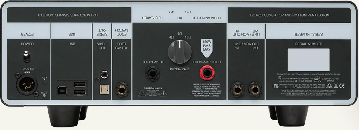 Universal Audio Ox Amp Top Box Guitar Recording System And Reactive Load 2