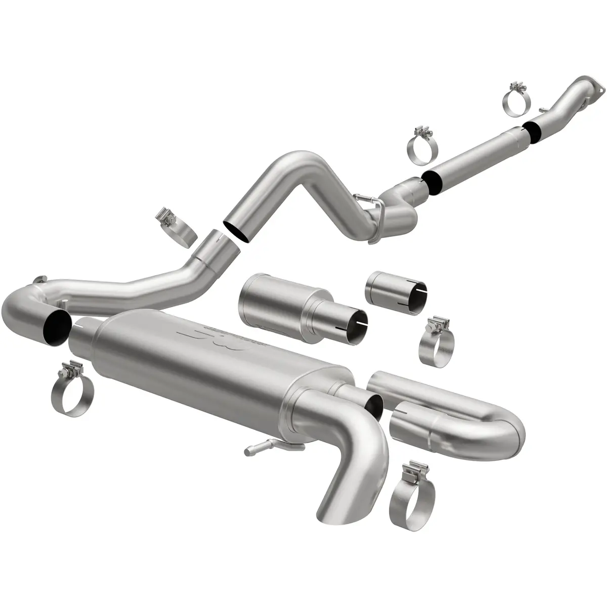 Overland Series Cat Back Performance Exhaust System - Stainless (2.3L Engine) 1