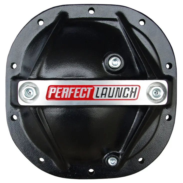 Perfect Launch' Differential Cover; Fits Ford 8.8; Aluminum; Black 1