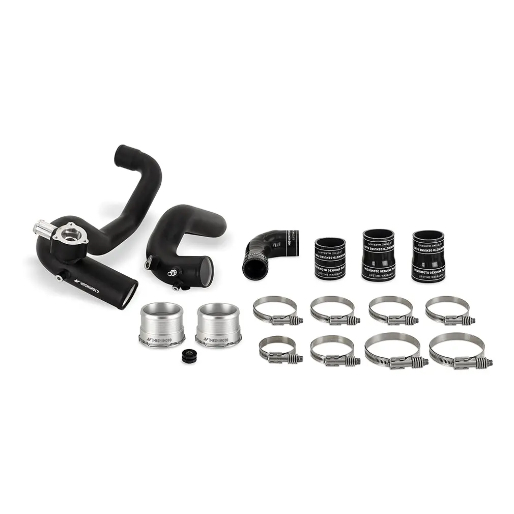 Performance Intercooler Pipe Kit, Ford Bronco 2.3L 2021+, Micro Wrinkle Black 1