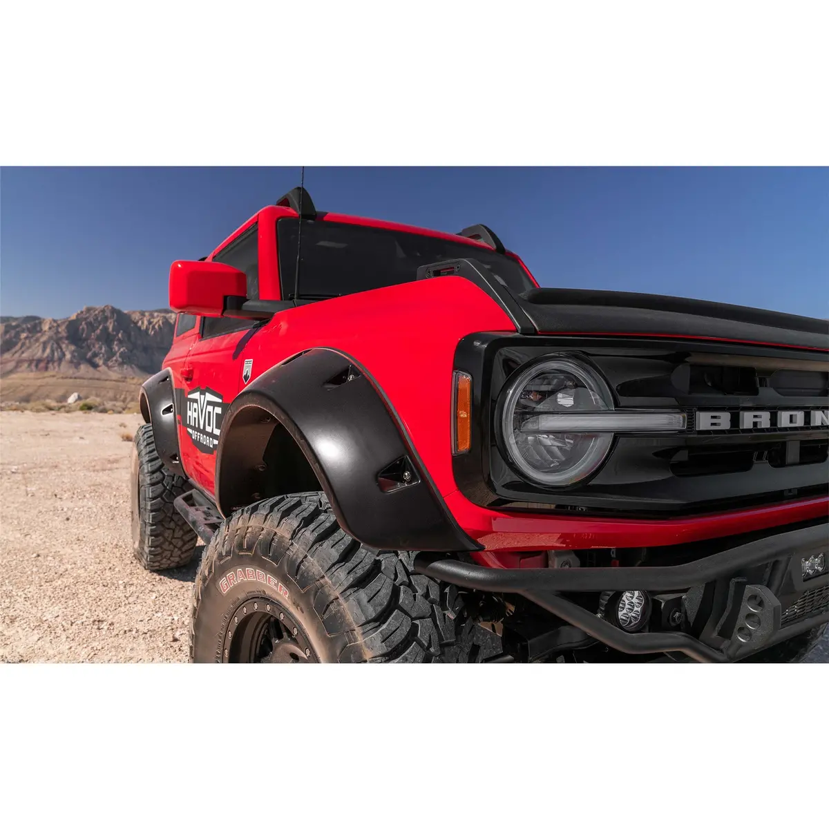 Pocket Style Fender Flares - 4 Piece Kit (2 Door) 2