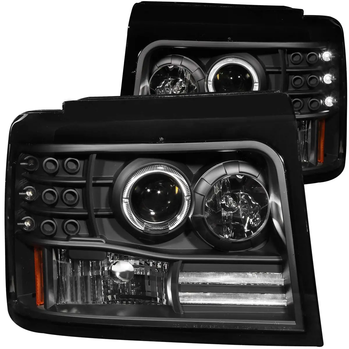 Projector Headlight Set W/Halo 1